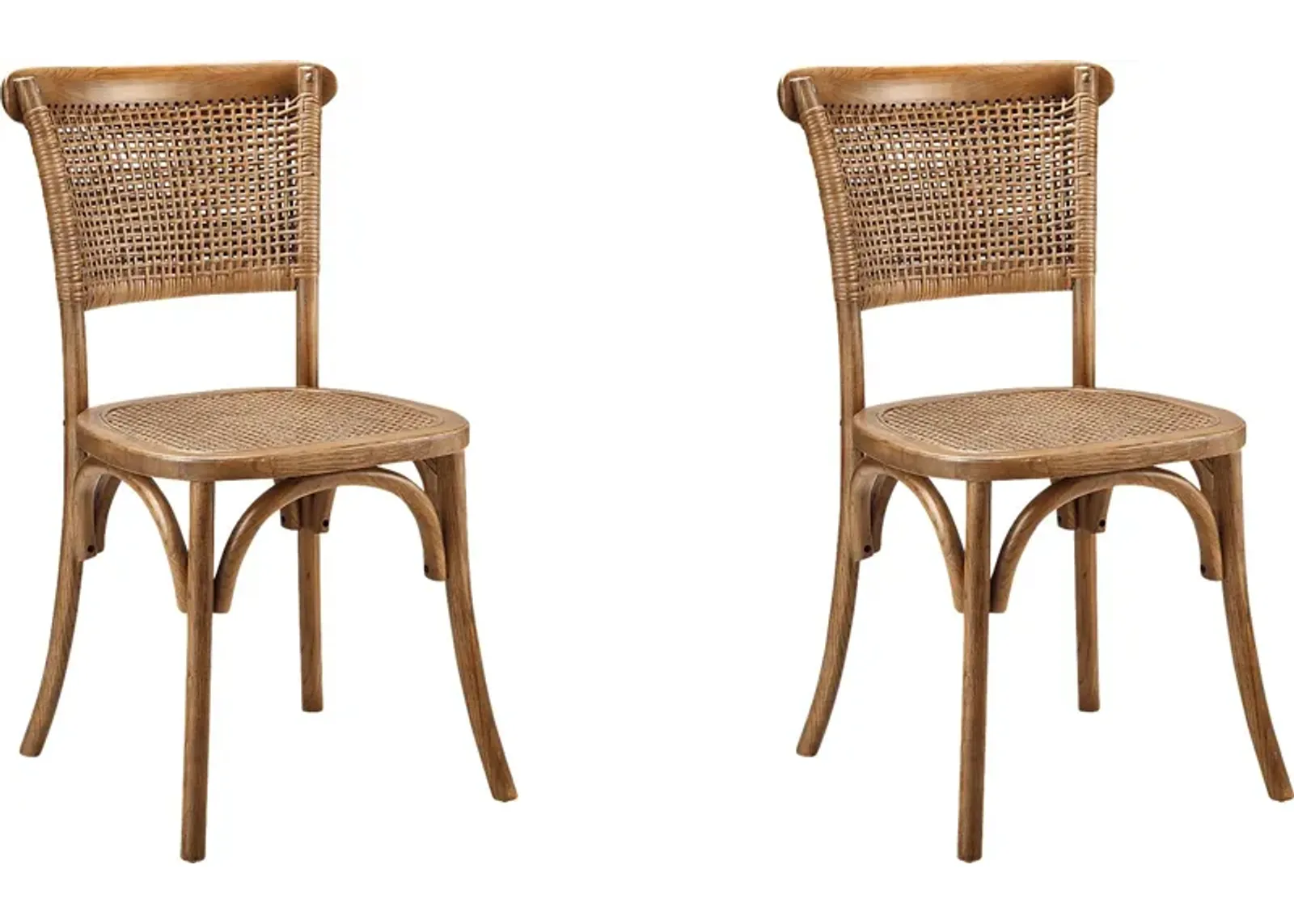 Aitken Brown Side Chair, Set of 2