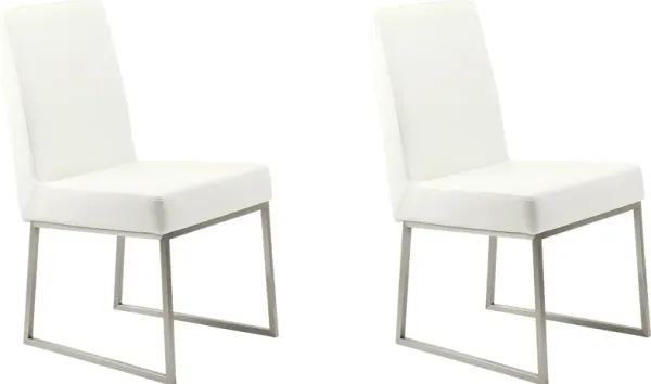 Amyruth White Side Chair, Set of 2