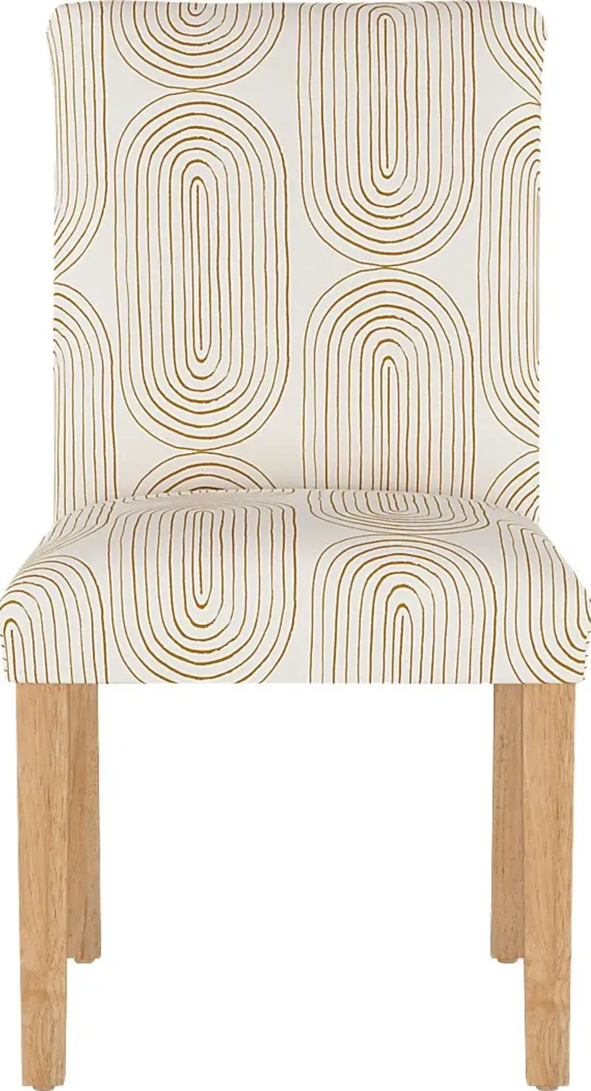 Golden Rust White Side Chair