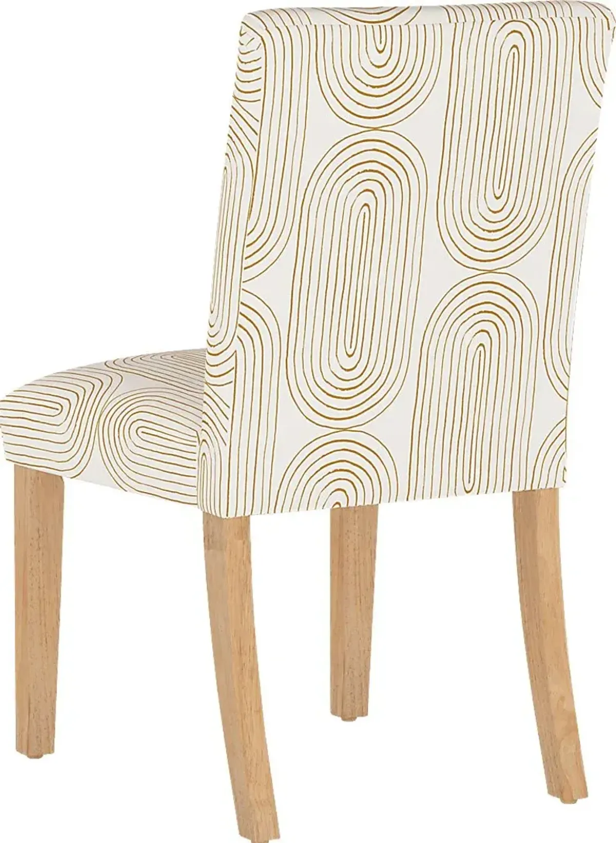 Golden Rust White Side Chair