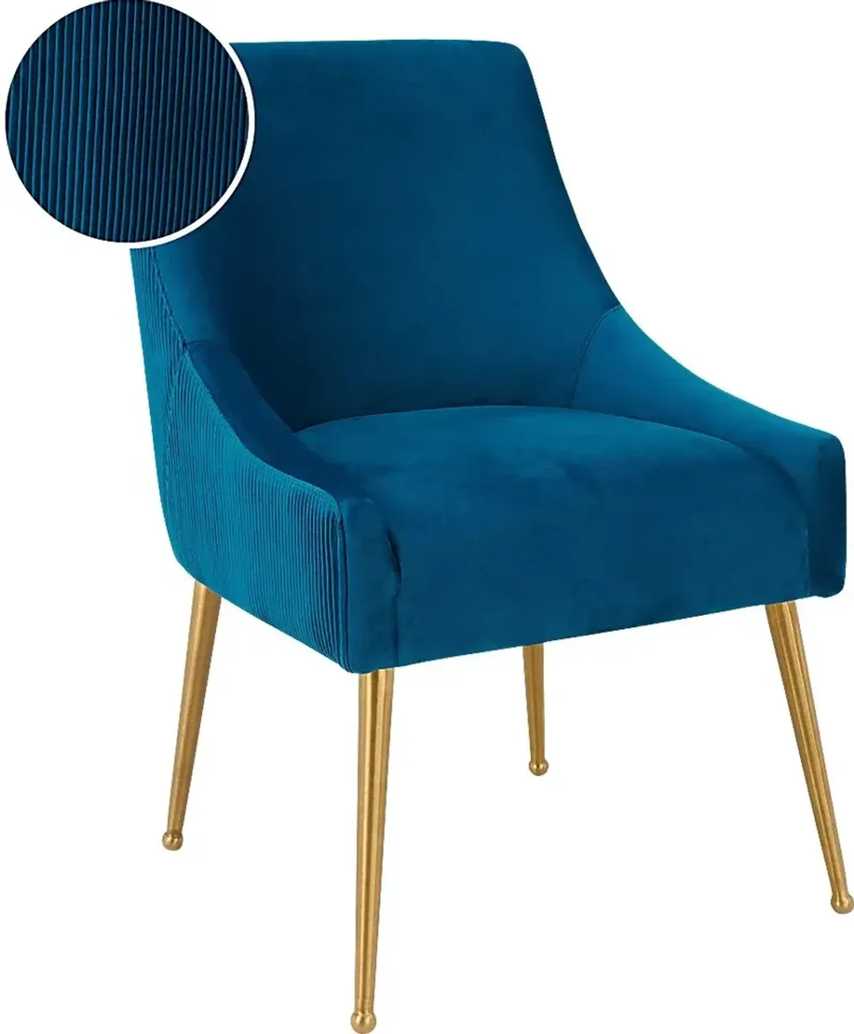 Beaulane I Navy Side Chair