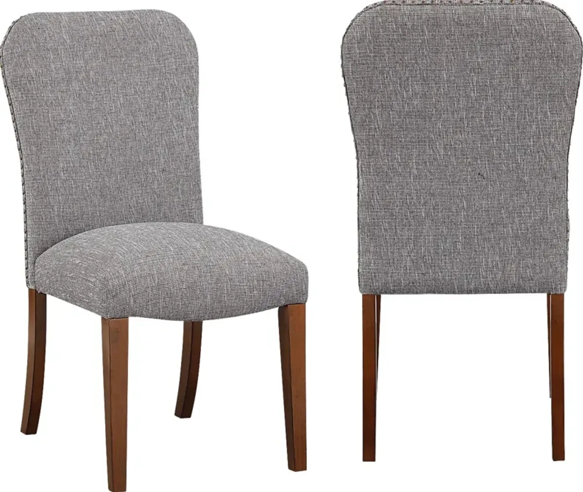 Birtley Gray Side Chair, Set of 2