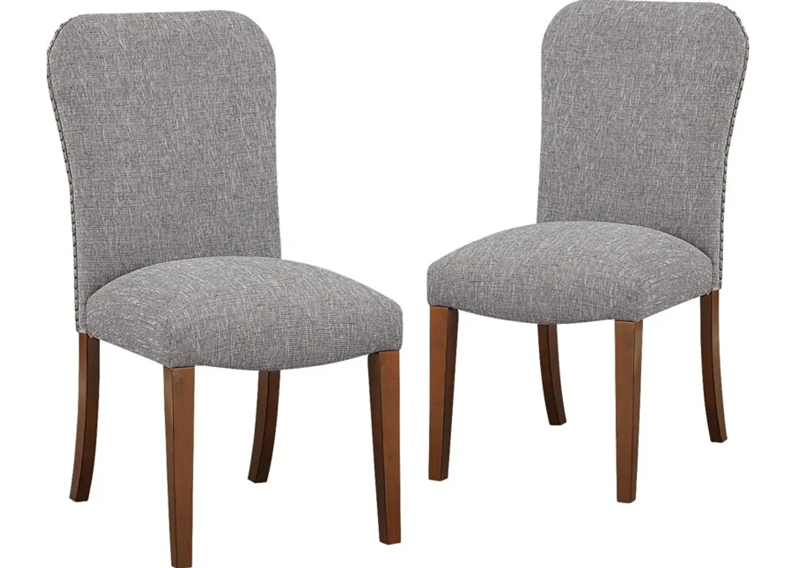 Birtley Gray Side Chair, Set of 2