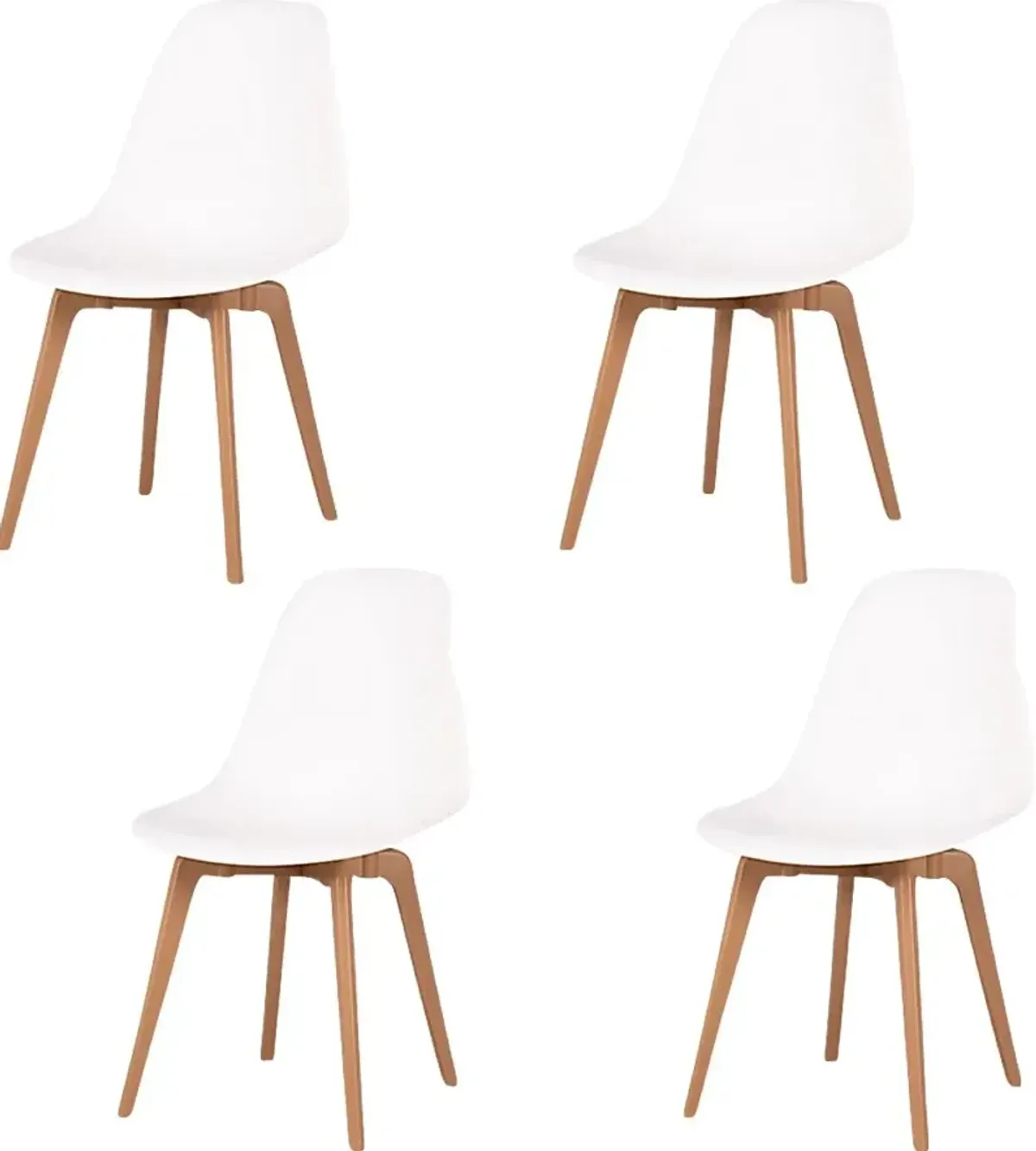 Edenpark White Dining Chair, Set of 4