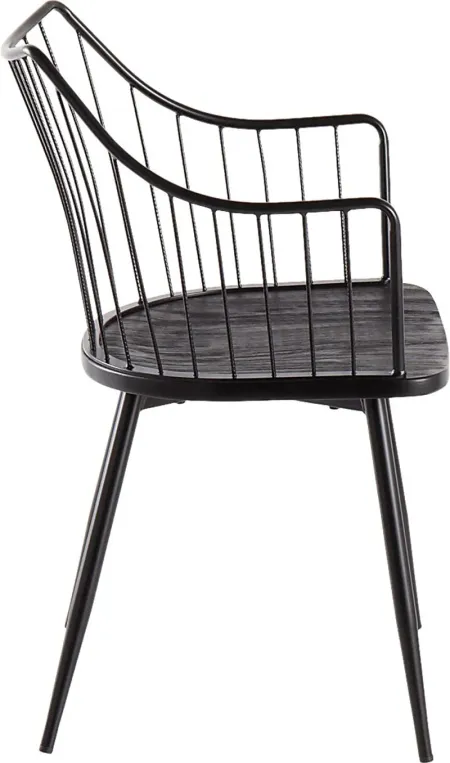 Tollefs Black Side Chair