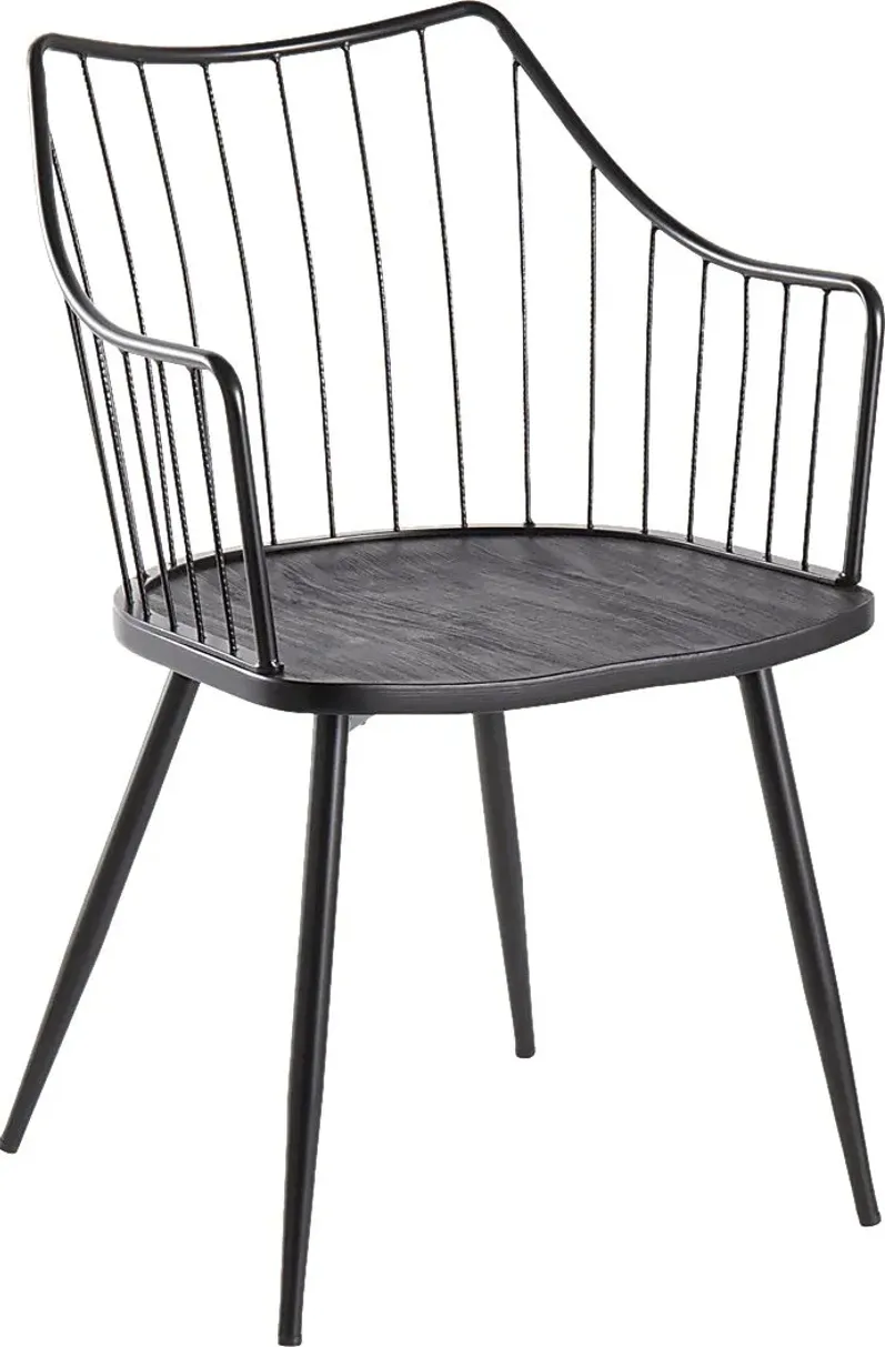 Tollefs Black Side Chair