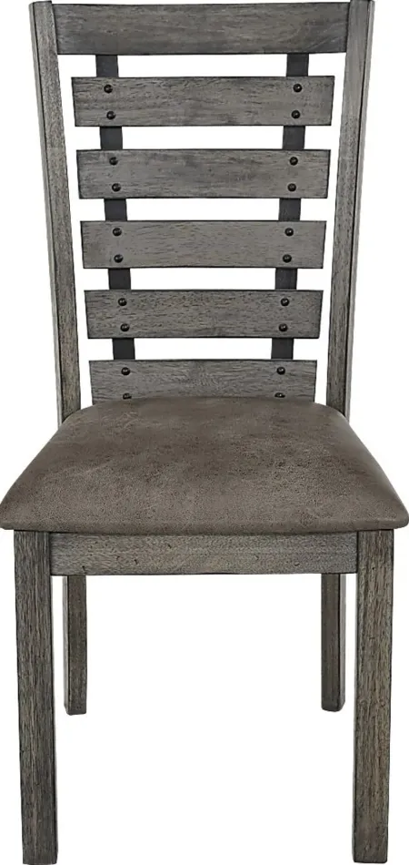 Hangah Gray Side Chair, Set of 2