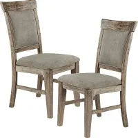 Karweg Brown Dining Chair, Set of 2