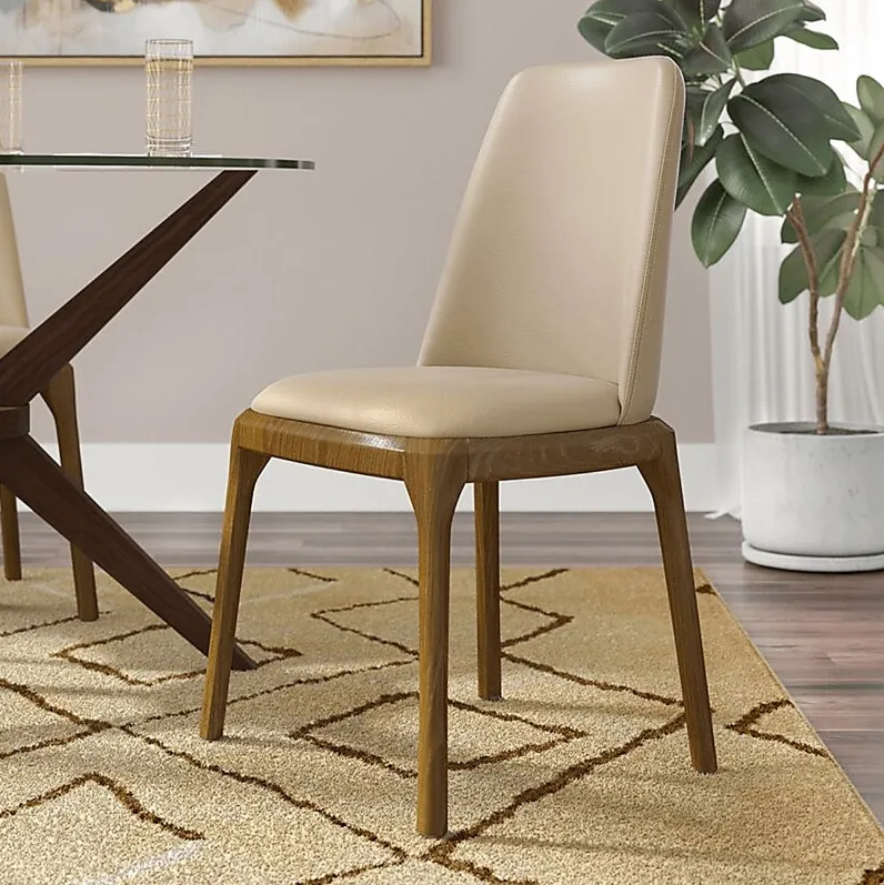 Harbauer Tan Side Chair