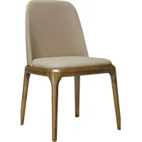 Harbauer Tan Side Chair