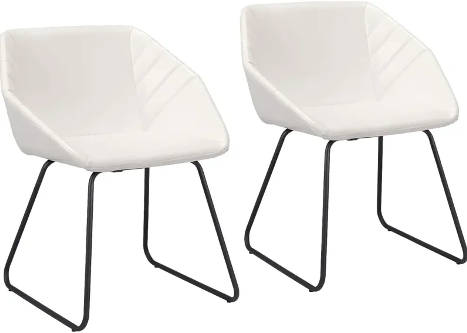 Barliff White Dining Chair, Set of 2