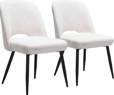 Beaman Ivory Dining Chair, Set of 2