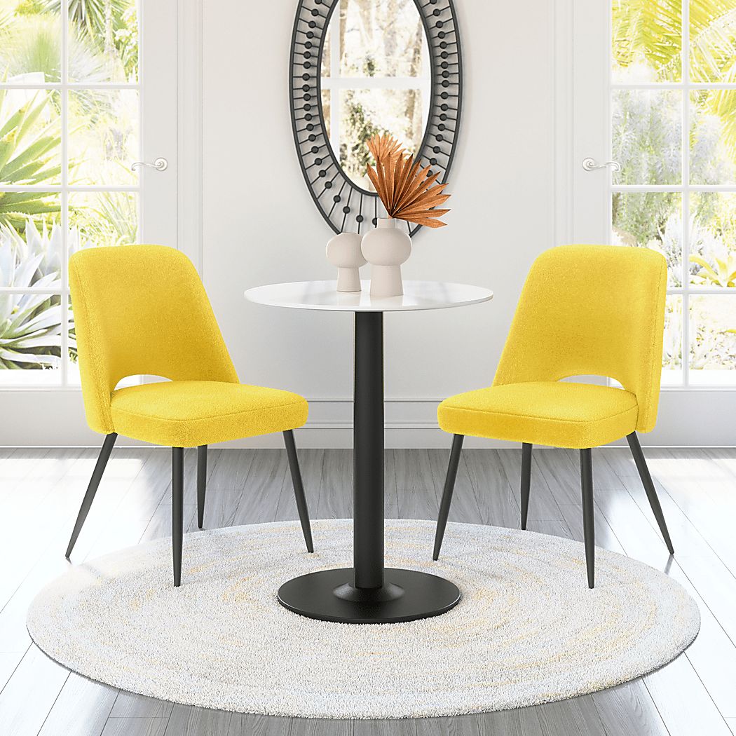 Beaman Yellow Dining Chair, Set of 2