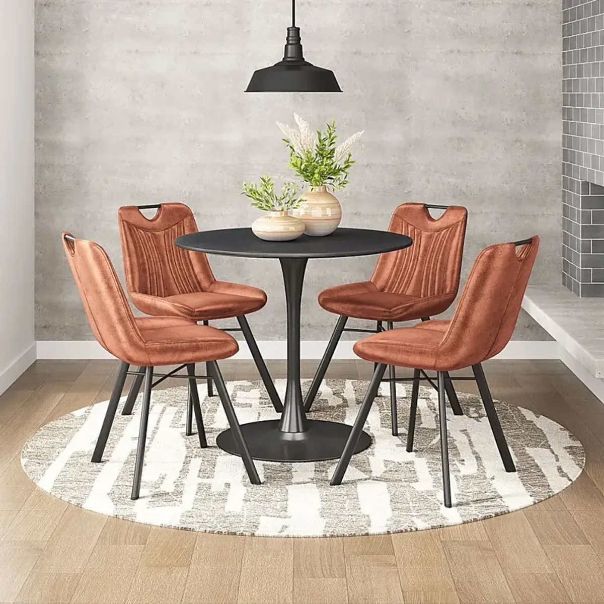 Bidelle Brown Dining Chair, Set of 2