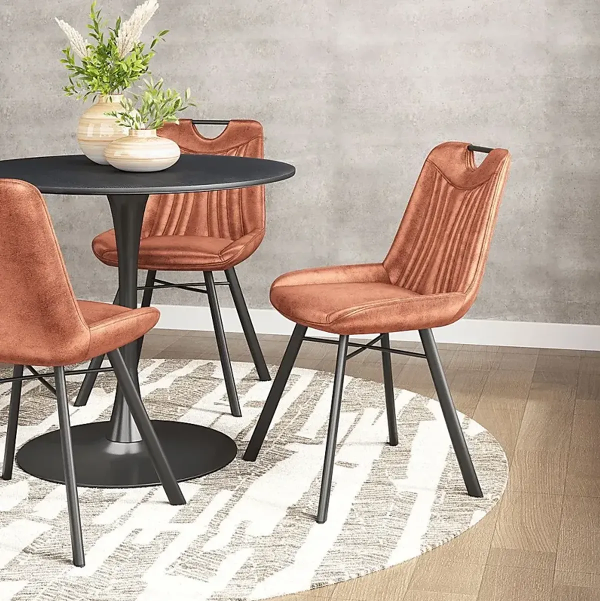 Bidelle Brown Dining Chair, Set of 2