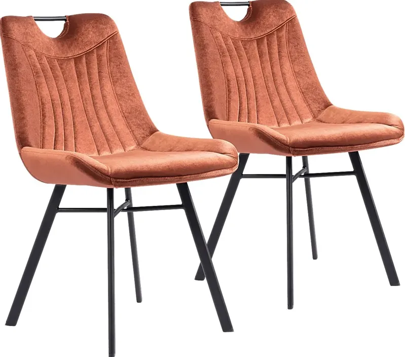 Bidelle Brown Dining Chair, Set of 2