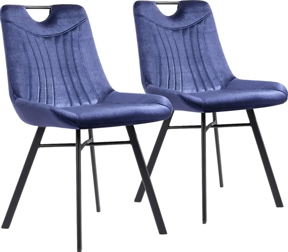 Bidelle Blue Dining Chair, Set of 2