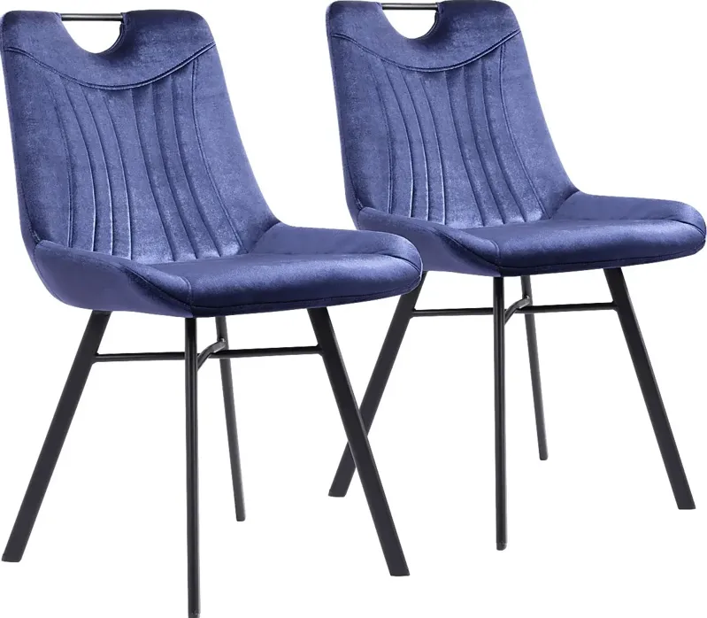Bidelle Blue Dining Chair, Set of 2