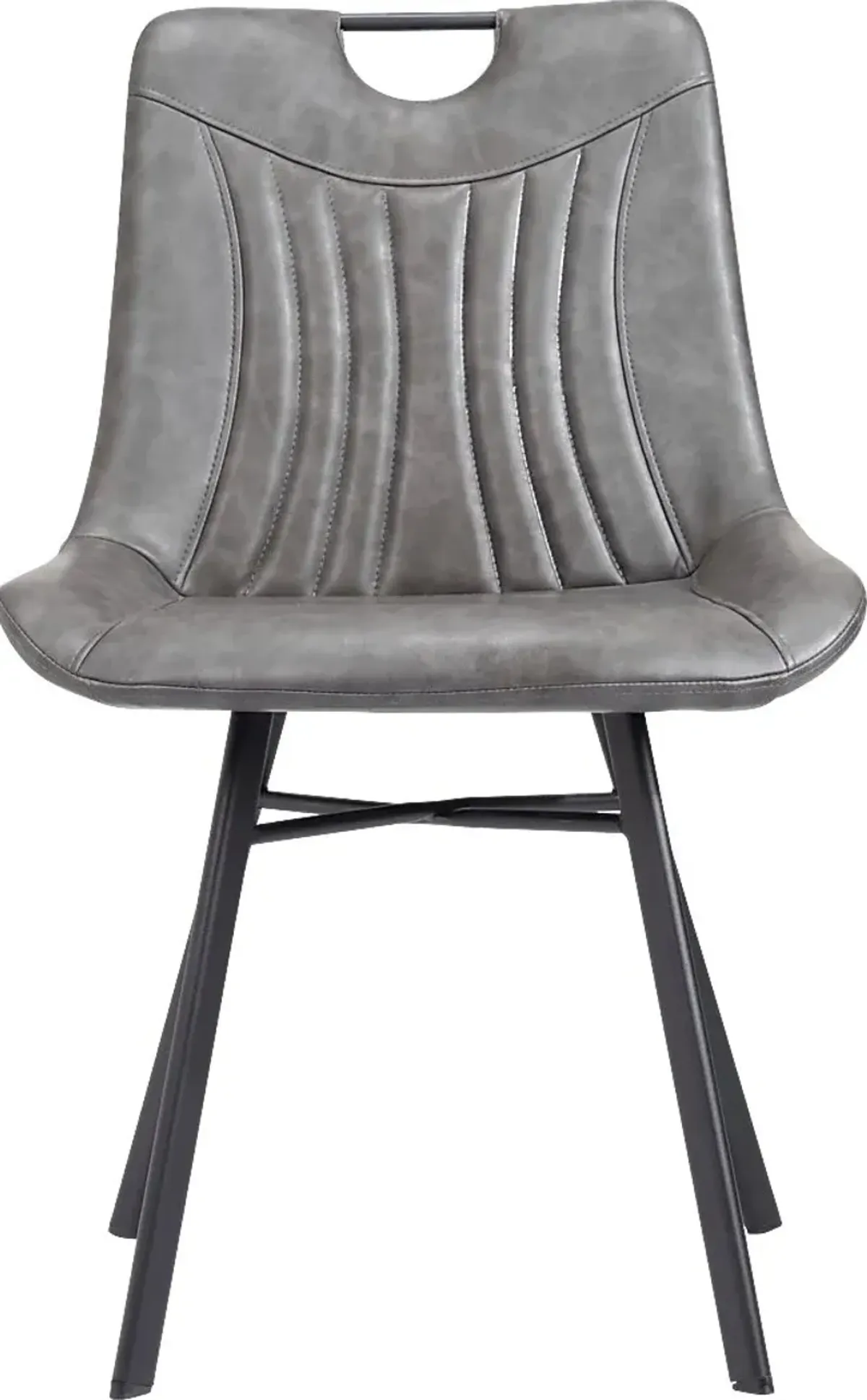 Bidelle Gray Dining Chair, Set of 2