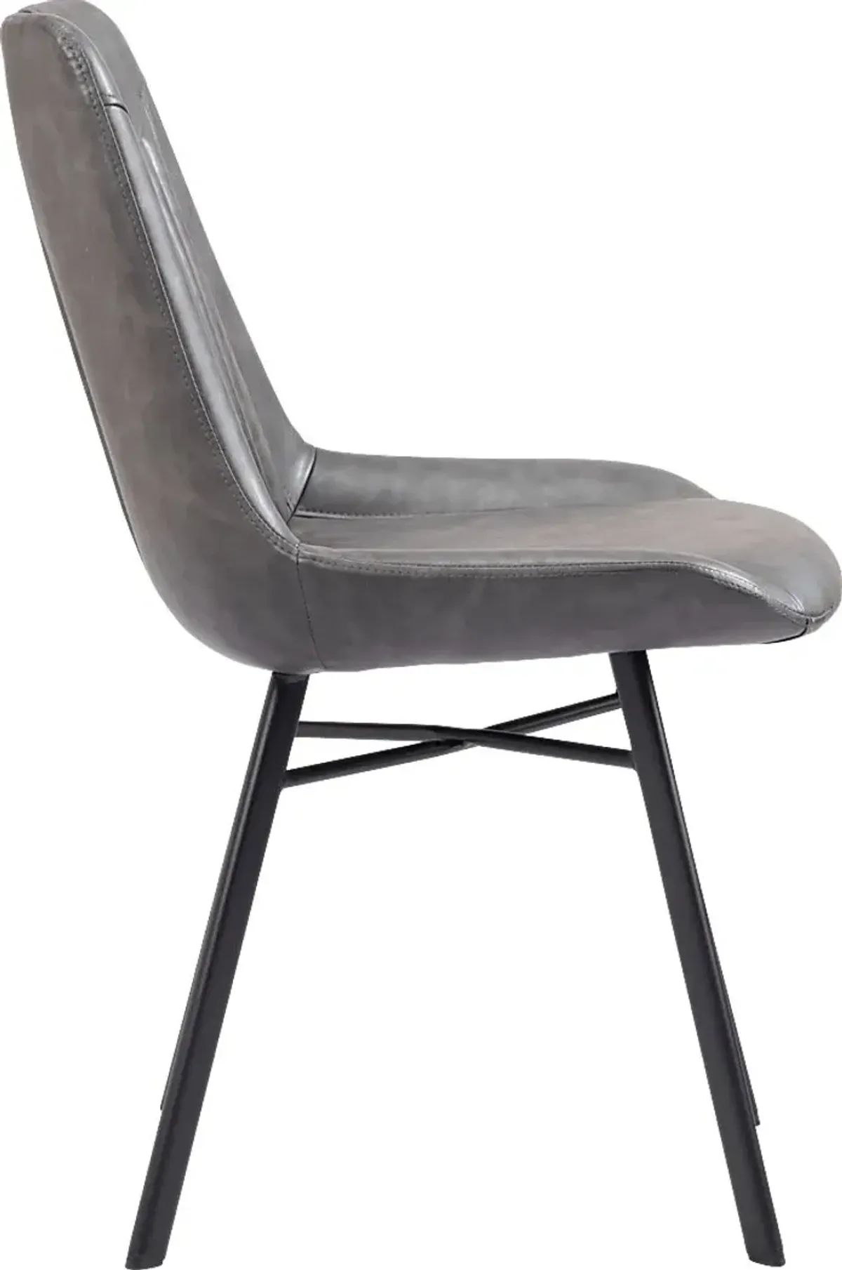 Bidelle Gray Dining Chair, Set of 2