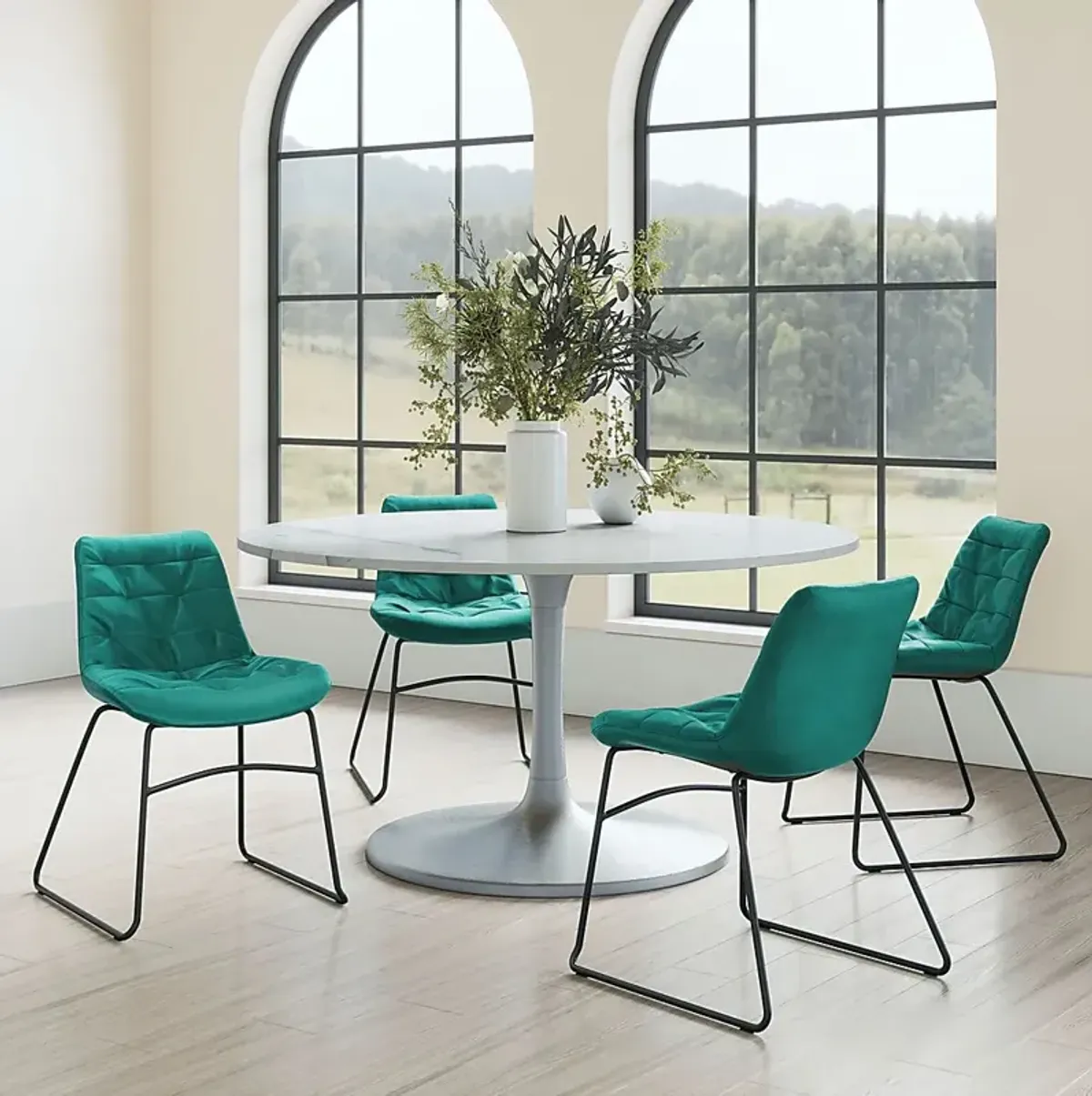 Bluffside Green Dining Chair, Set of 2