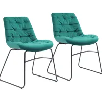 Bluffside Green Dining Chair, Set of 2
