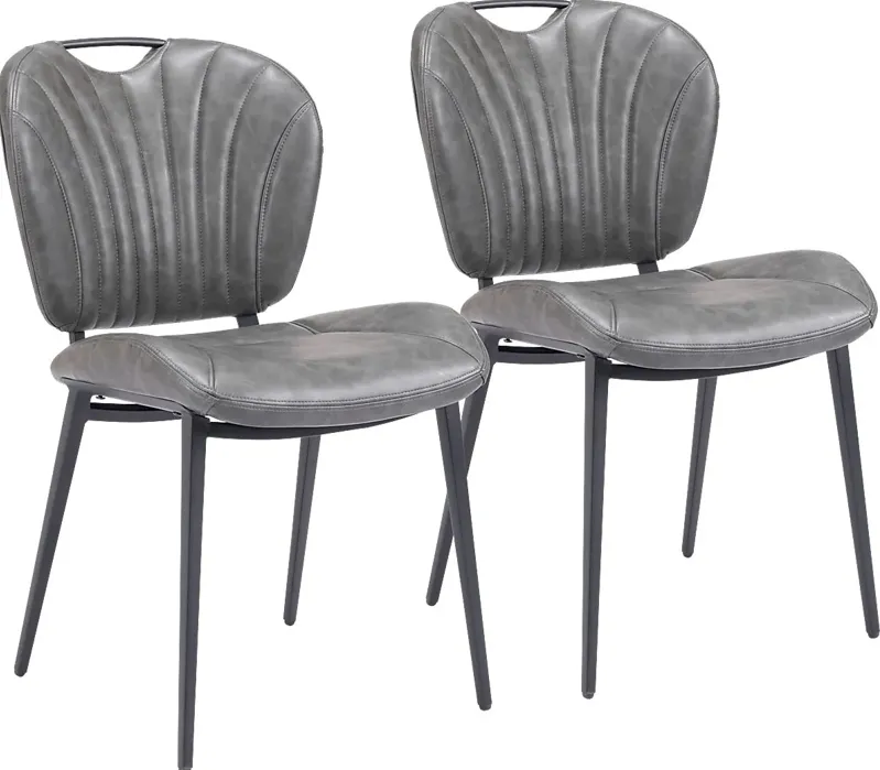 Bramerton Gray Dining Chair, Set of 2