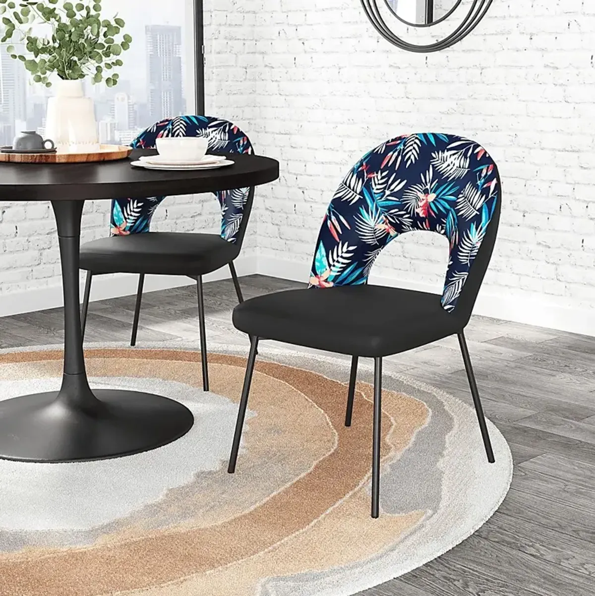 Brenmar Black Dining Chair, Set of 2