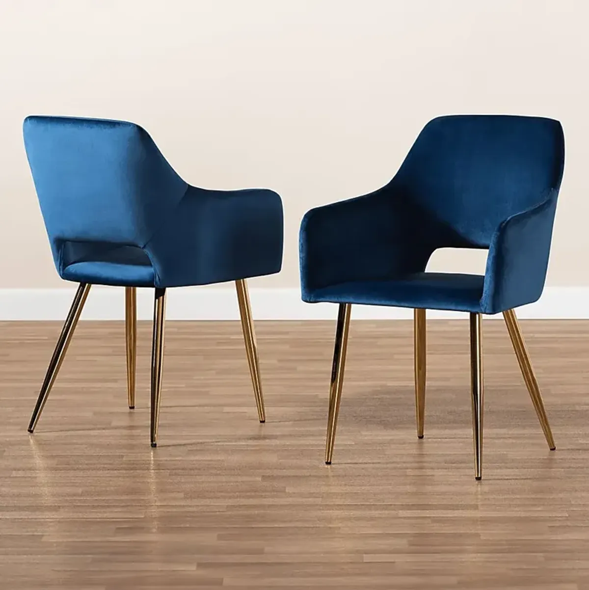 Eden Croft Blue Side Chair, Set of 2