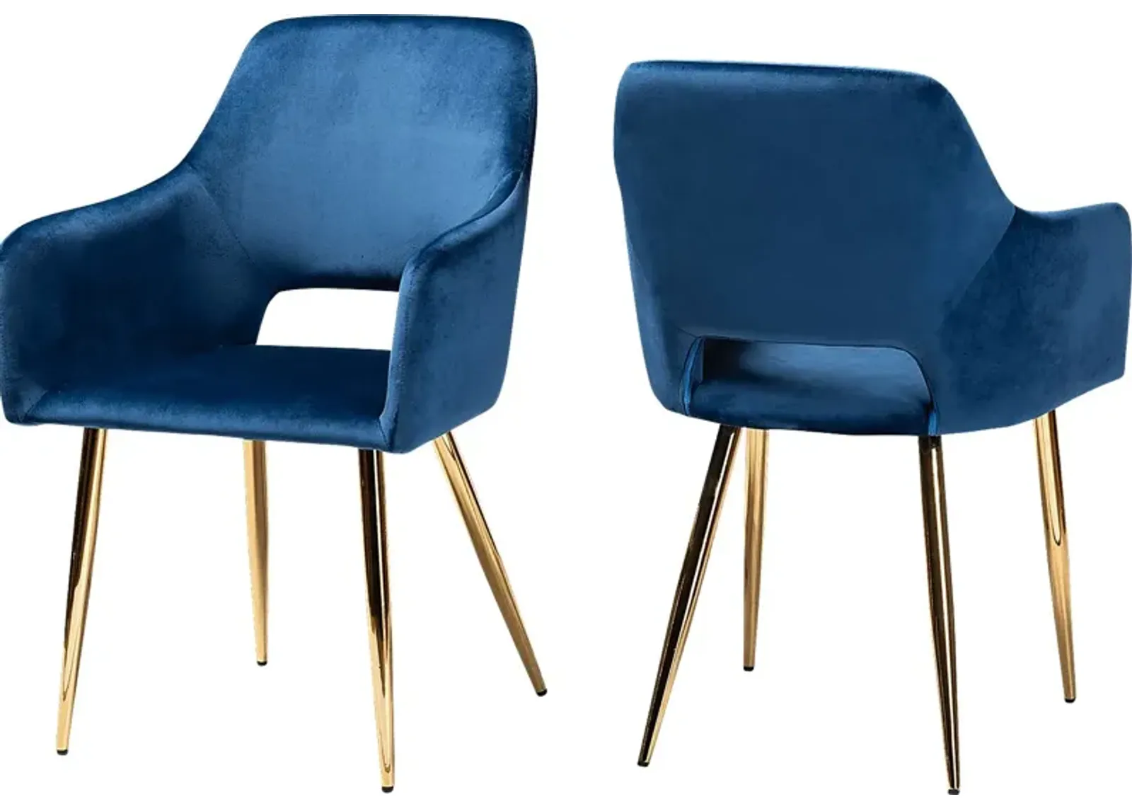 Eden Croft Blue Side Chair, Set of 2