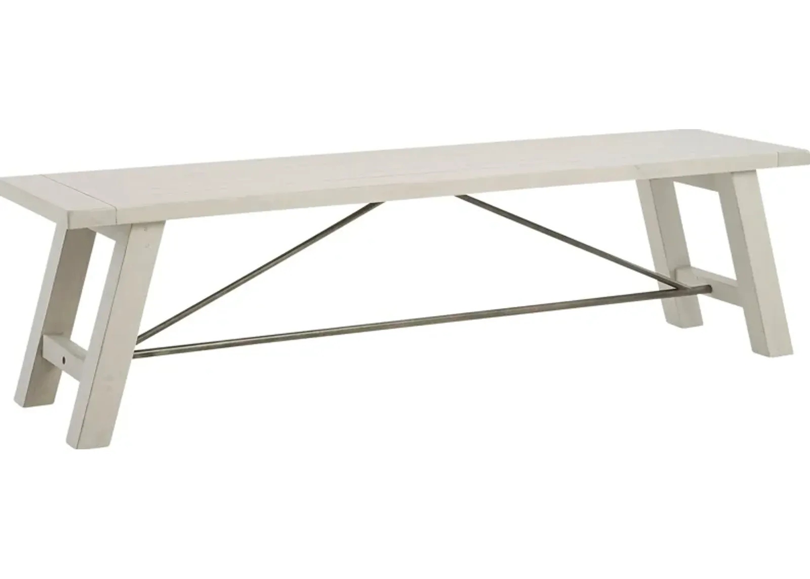 Sangamon White Dining Bench