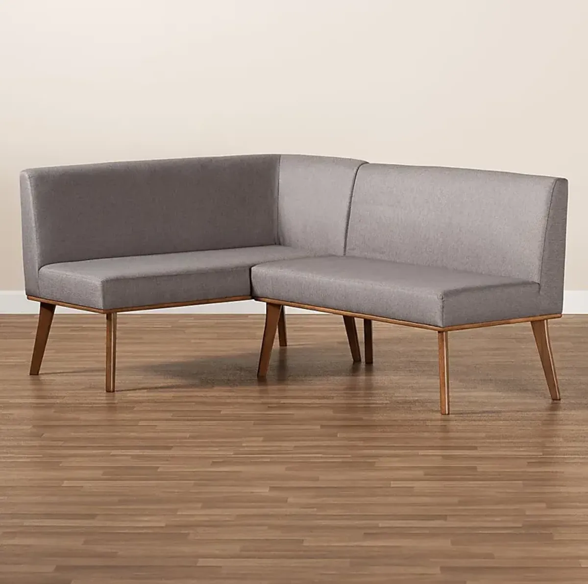 Bataan Gray 2 Pc Bench