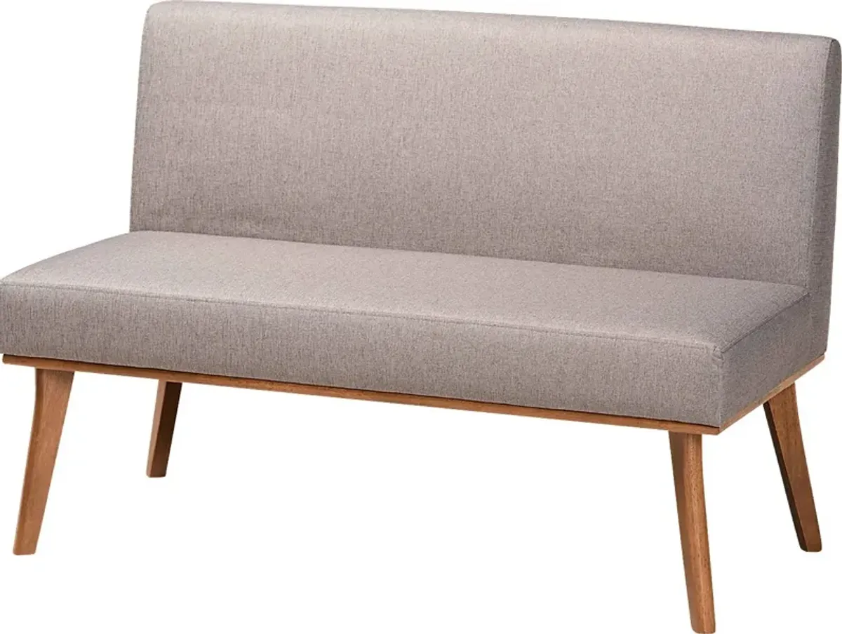 Bataan Gray 2 Pc Bench