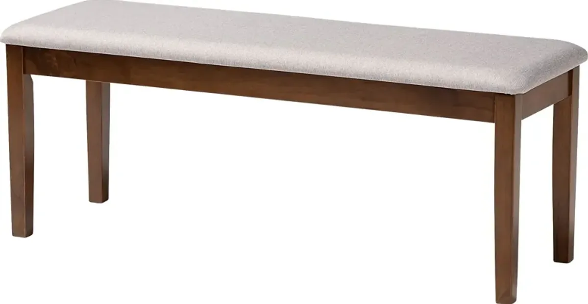 Lasic Walnut Bench