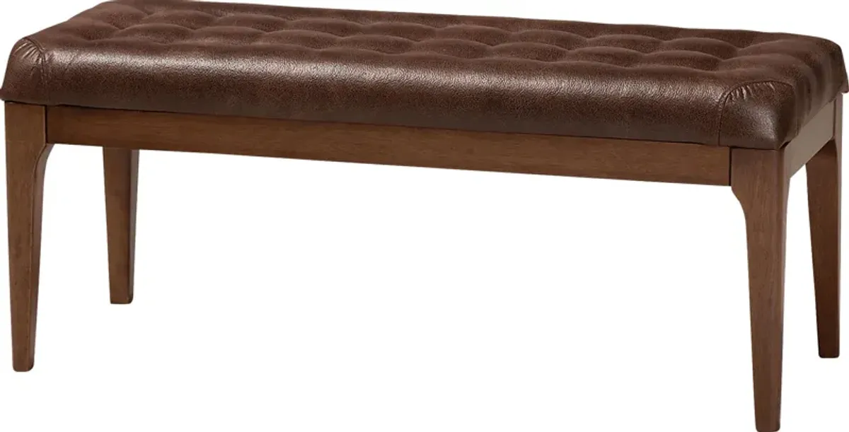 Rofini Brown Dining Bench