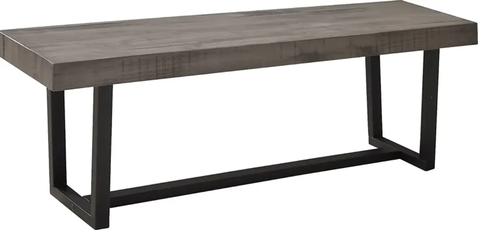 Marlinda Gray Dining Bench