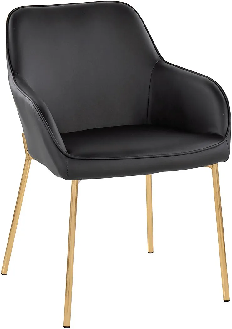 Springmire I Black Dining Chair Set of 2