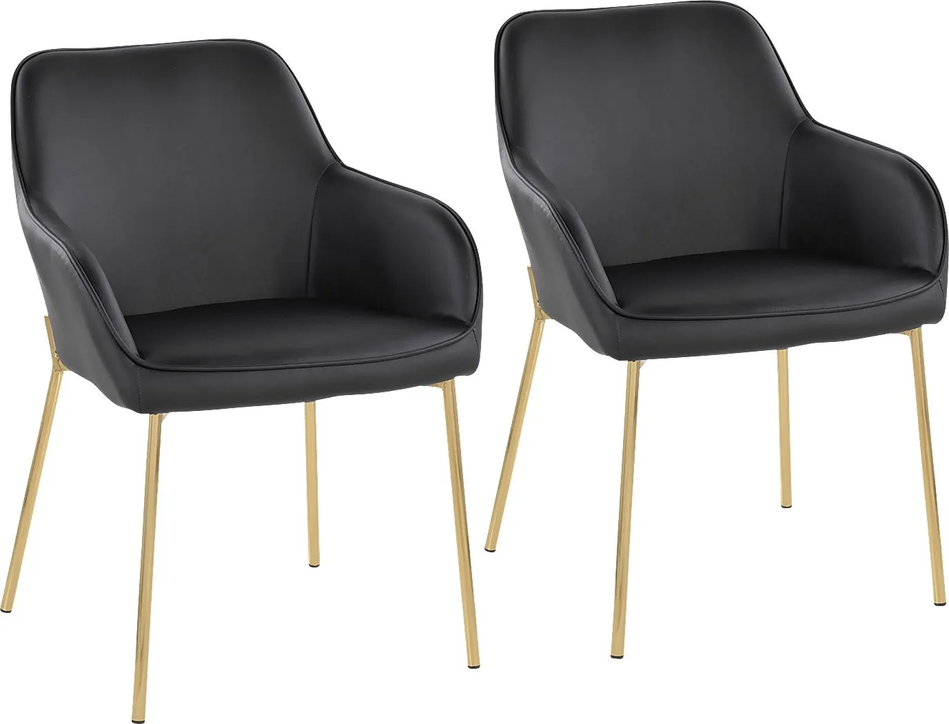 Springmire I Black Dining Chair Set of 2