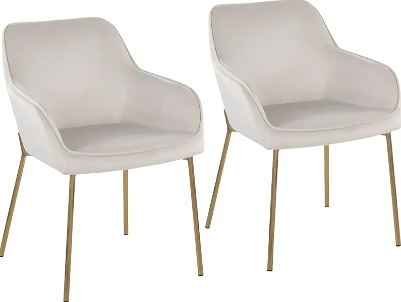 Springmire I Cream Dining Chair Set of 2