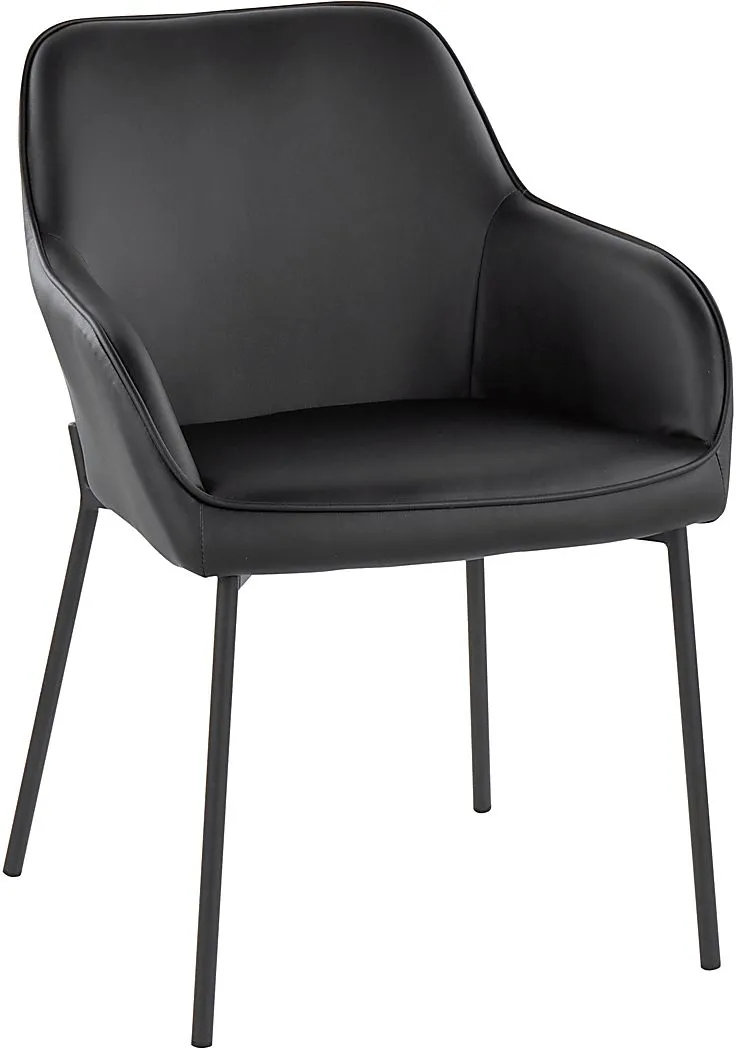 Springmire II Black Dining Chair Set of 2