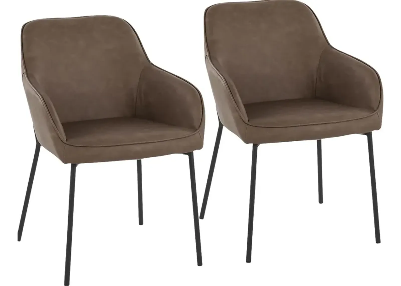 Springmire II Espresso Dining Chair Set of 2