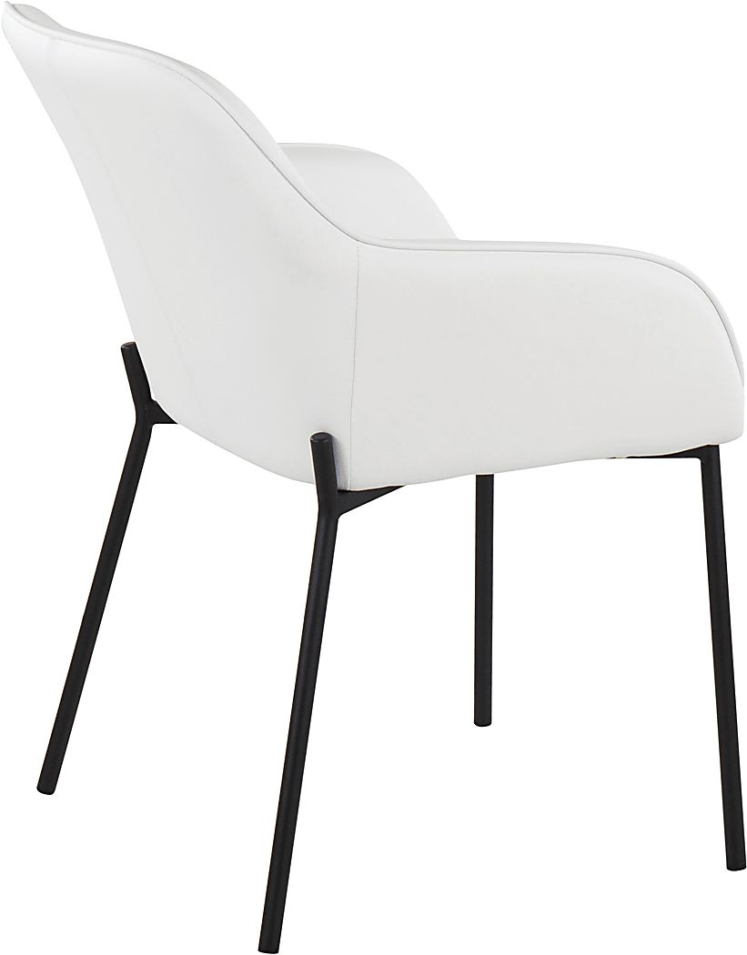 Springmire II White Dining Chair Set of 2