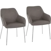 Springmire III Gray Dining Chair Set of 2