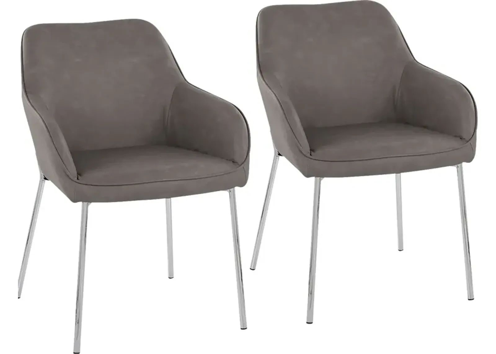 Springmire III Gray Dining Chair Set of 2