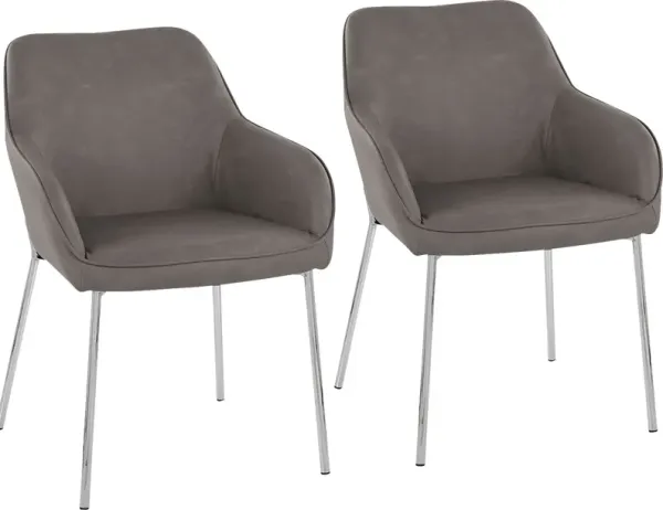 Springmire III Gray Dining Chair Set of 2