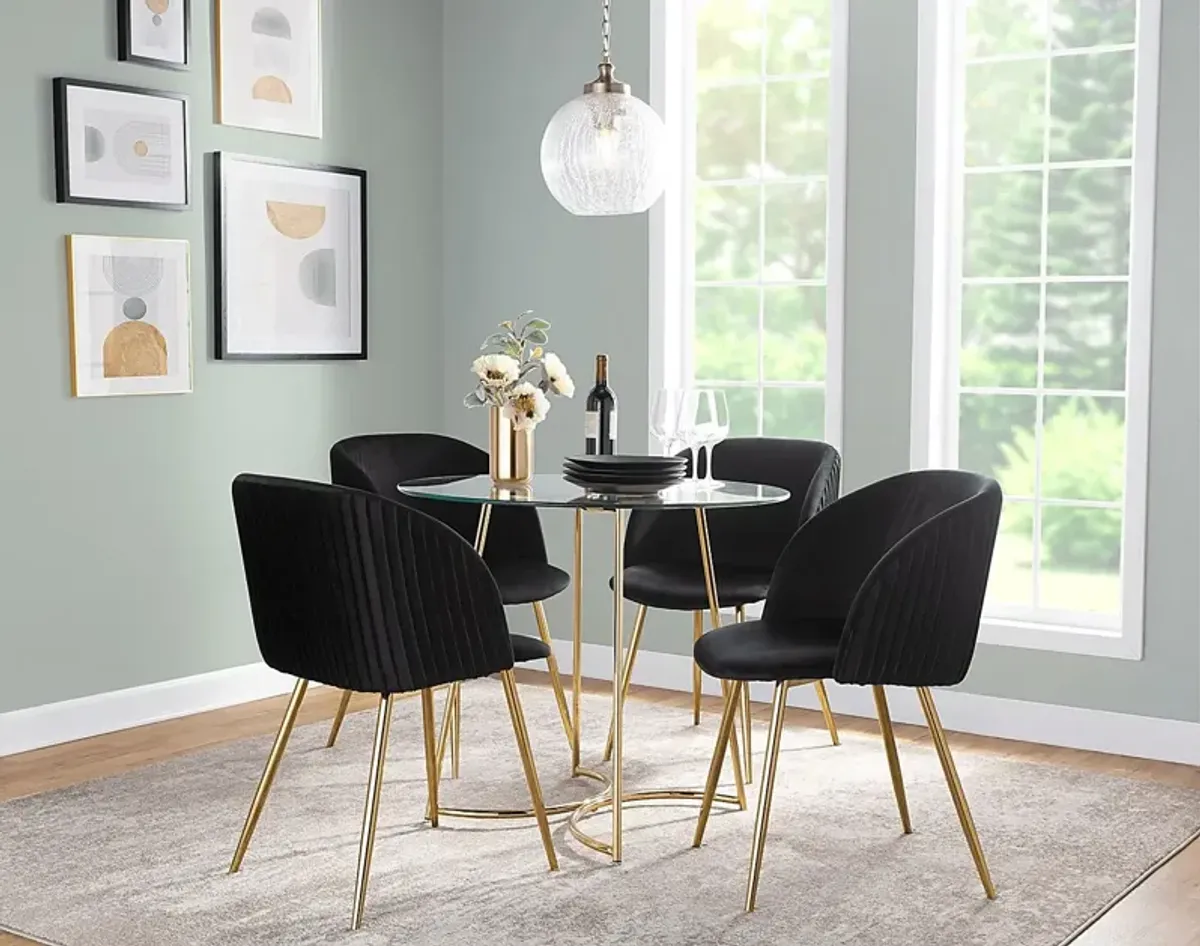 Sutlive I Black Dining Chair Set of 2