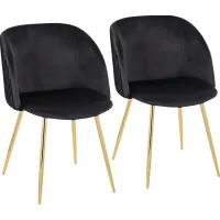 Sutlive I Black Dining Chair Set of 2