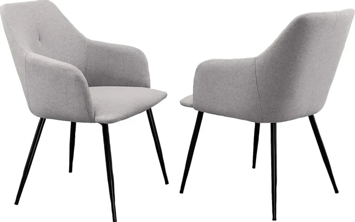 Paladora Gray Arm Chair