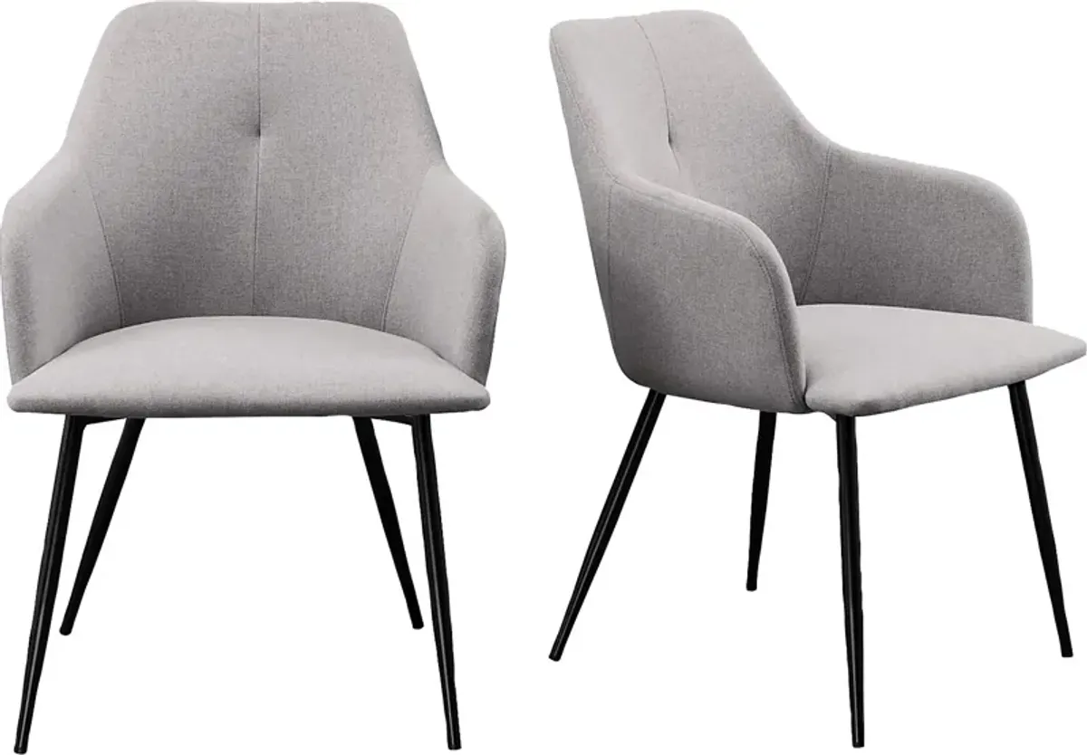 Paladora Gray Arm Chair