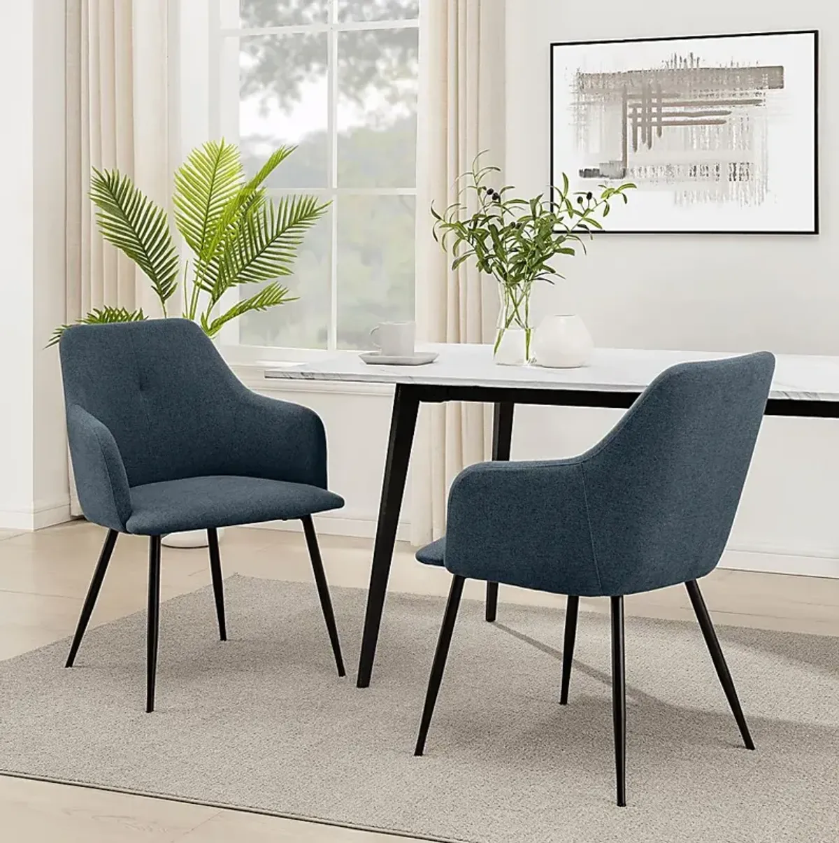 Paladora Indigo Arm Chair